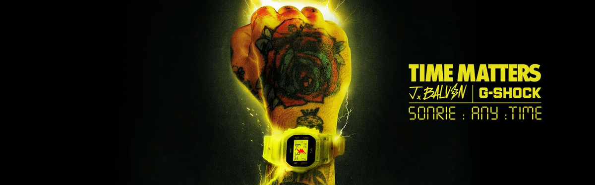 G-SHOCK x JoJo’s Bizarre Adventure DWE-5600JB-1A9ER