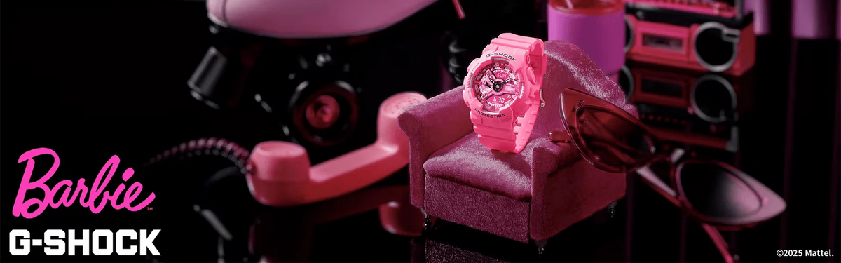 Barbie x G-SHOCK GMA-S110BE-4A – лимитиран розов часовник