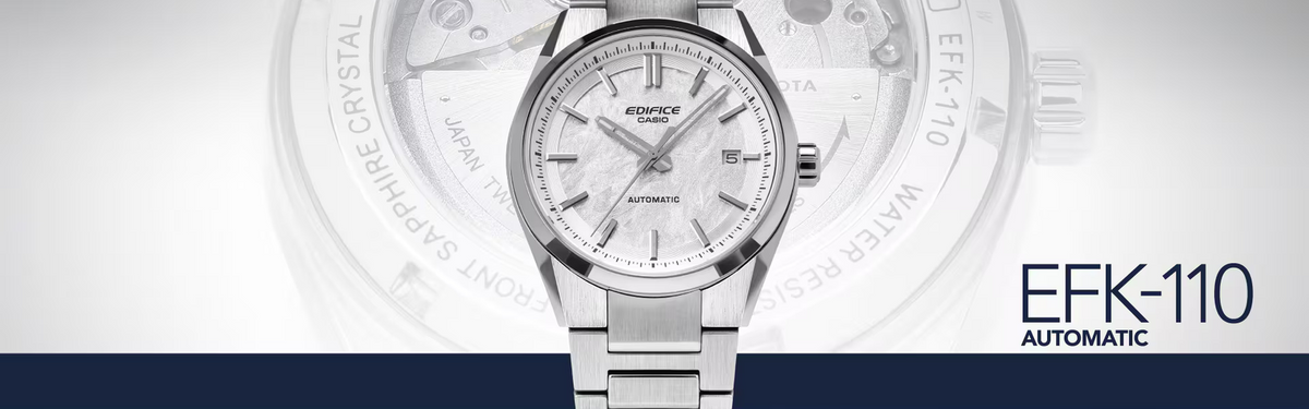 CASIO EDIFICE EFK-110: автоматичен механизъм, ревю и характеристики