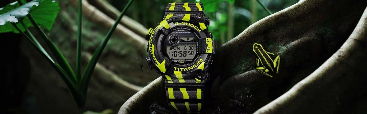 G-SHOCK FROGMAN GW-8200TPF-1 Poison Dart Frog: дизайн и характеристики