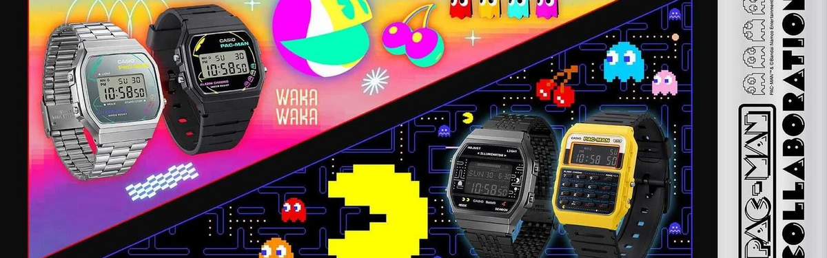 Casio x PAC-MAN – ретро колаборация с 4 специални модела