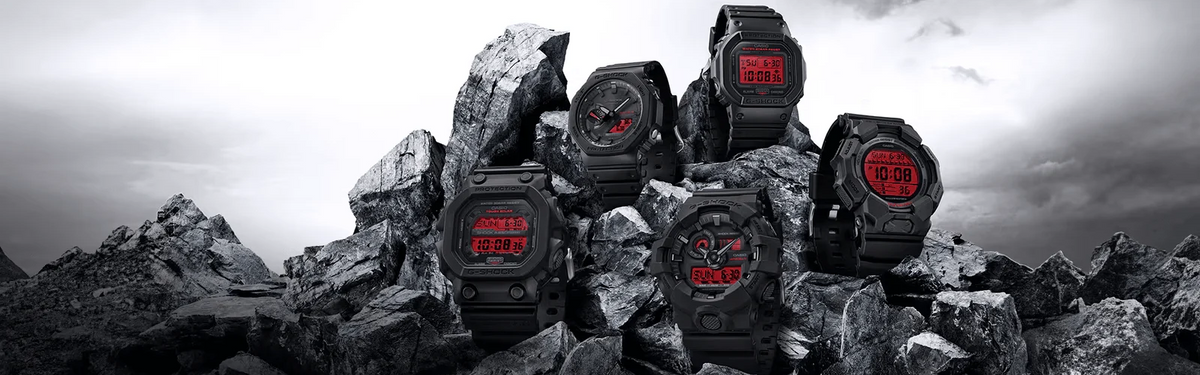G-SHOCK Black & Red: черно-червени модели, характеристики и цена