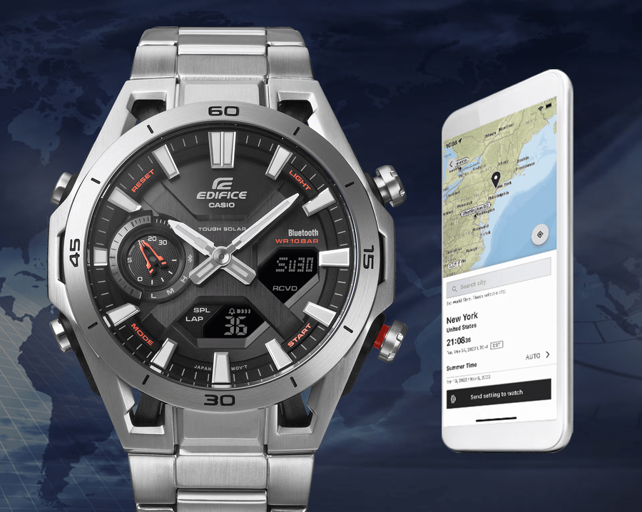 Часовник CASIO EDIFICE ECB-2300DC-1AEF