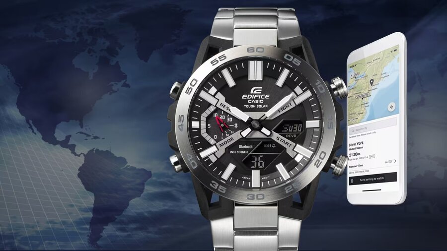 Часовник CASIO EDIFICE ECB-2000D-1AEF