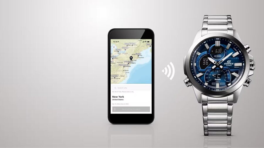 Часовник CASIO EDIFICE ECB-30D-2AEF