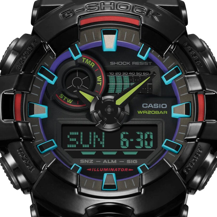 ЧАСОВНИК CASIO G-SHOCK GA-700RGB-1AER