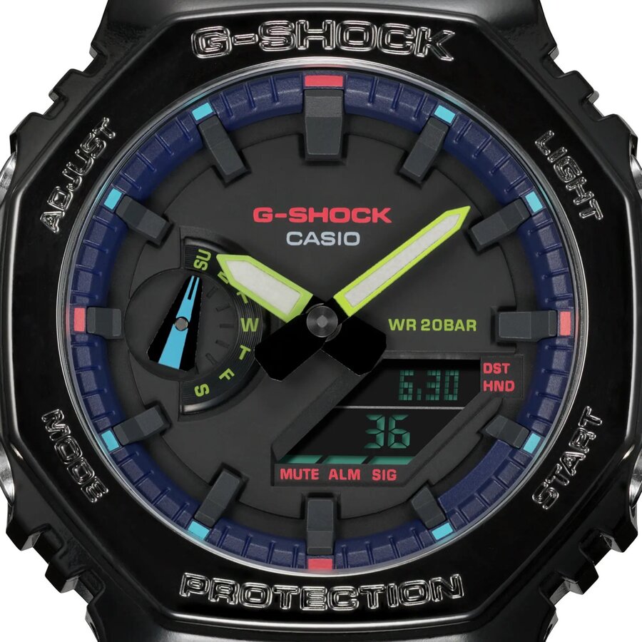 ЧАСОВНИК CASIO G-SHOCK GA-2100RGB-1AER