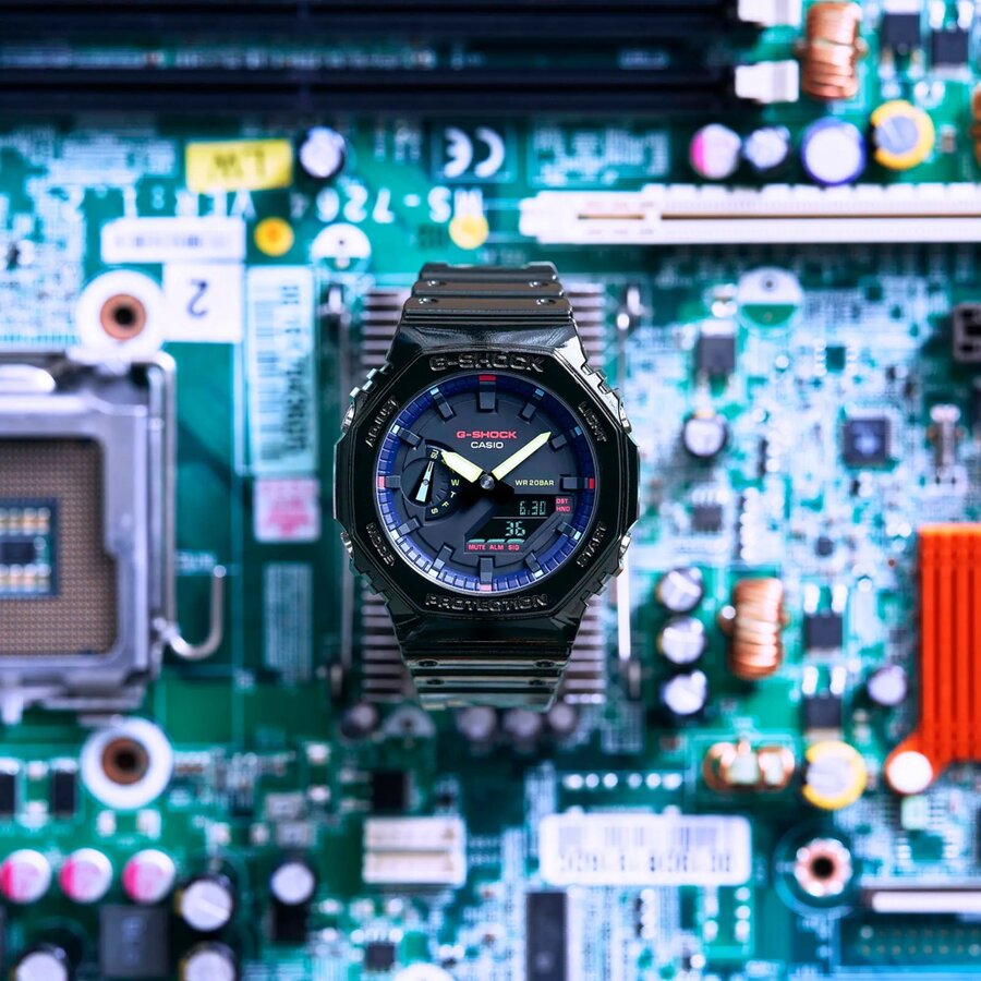 ЧАСОВНИК CASIO G-SHOCK GA-2100RGB-1AER