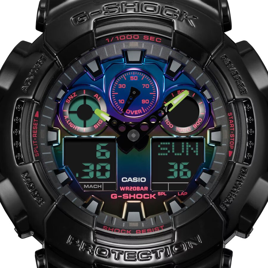 ЧАСОВНИК CASIO G-SHOCK GA-100RGB-1AER
