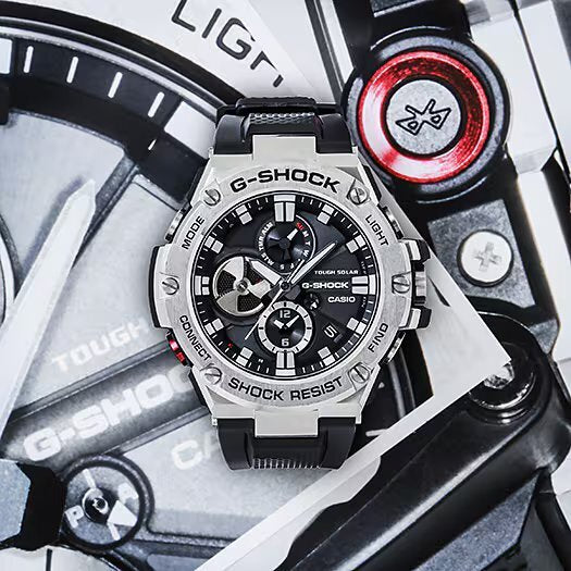 ЧАСОВНИК CASIO G-SHOCK G-STEEL GST-B100-1AER
