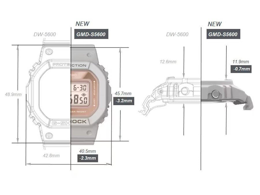 ЧАСОВНИК CASIO G-SHOCK GMD-S5600-1ER