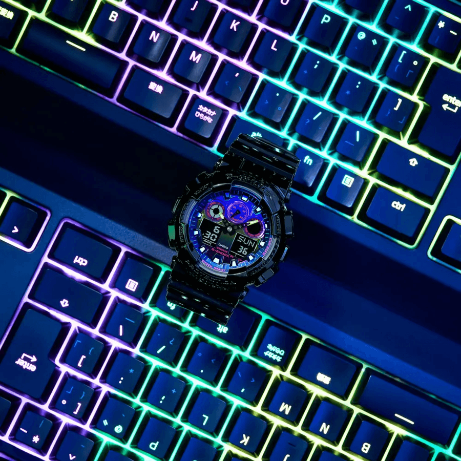 ЧАСОВНИК CASIO G-SHOCK GA-100RGB-1AER