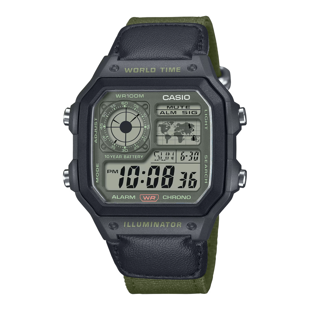 Часовник CASIO AE-1200WHUB-3AVEF
